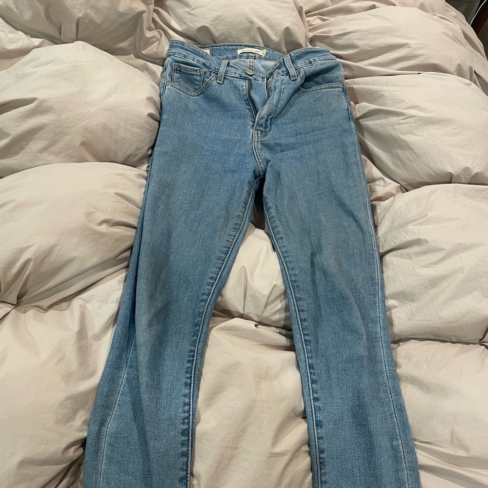 Levi's Light Blue Women's Skinny Jeans 721 High Rise Skinny